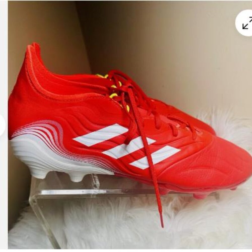 Adidas Copa Sense .3 FG Soccer Cleats Color Red/White Sz 13